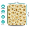 thumbnail image 5 of Washable Rubber Sunflower Cute Floral Dish Drying Mats for Kitchen Counter Home Large Coffee Bar Pad Accessories and Decor for Utensils Stemware 16''x18'', 5 of 7
