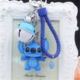 thumbnail image 1 of Lilo Stitch LED Luz Llaveros Lindo Sonido Puntada Muñecas Modelo PVC Figuras Con Cuerda Campana Colgante Regalo, 1 of 4