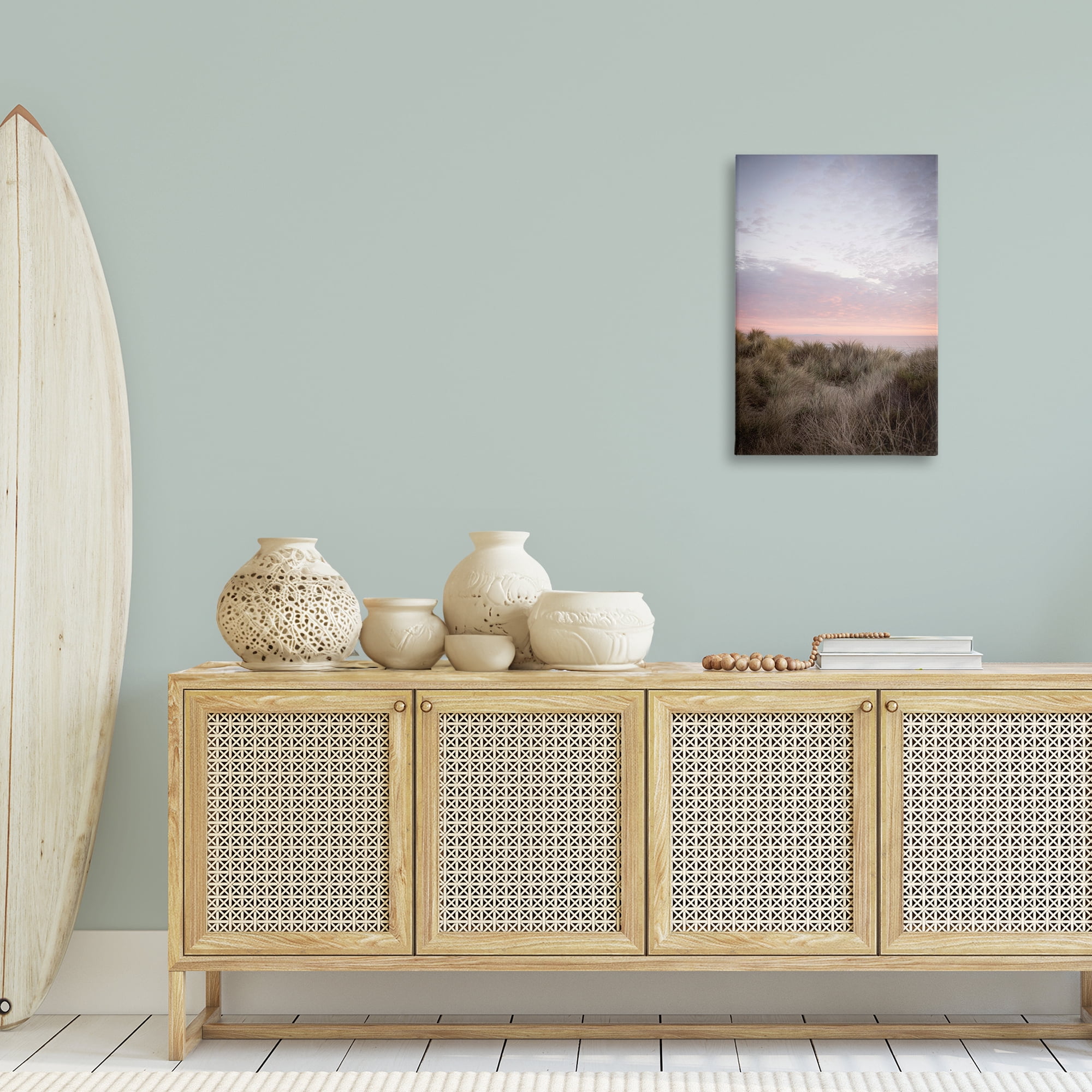 Stupell Industries Ombre California Sunset Landscape & Nature Photography Wrapped Canvas Art Print Wall Art, 20 x 30