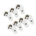 thumbnail image 2 of LOVIVER 7 Piece Golf Irons Club Head Cover Set Golf Wedge Irons Head Cover Cover Classic black, 2 of 8