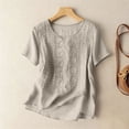 thumbnail image 4 of Blczomt Yellow Tops Women Cute Short Sleeve T Shirts Lightweight 2026 Ladies Summer Tops, 4 of 7