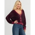 thumbnail image 2 of Jessica Simpson Women's Dionne Eyelash Cardigan Sweater, Midweight, Sizes XS-XL, 2 of 7