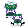 thumbnail image 2 of Girls Buzz Costume Skirt Set Fancy Party 2-Piece Bow Skirt Suit Outfit Dress up, 2 of 7