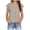 Kaki, variante sur Ymyiu Blouses pour Femmes Tendance Chemises Décontractées à Boutons pour Femmes Blouses à Manches Courtes Hauts d'Été Unis Taille P(Orange, P)