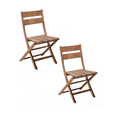 thumbnail image 1 of Set 2 Sillas de Madera Merkatari Madera Solida Plegables, 1 of 5