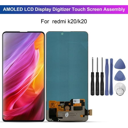 Deyuer AMOLED LCD Touch Screen Replacement Touch Display Digitizer Assembly for Xiaomi Mi 9T/9T Pro/for Redmi K20/K20 Pro