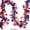 B-19.7FT, variant on Dpityserensio 4th of July Patriotic Glitter Tinsel Garland Decoration Foil Wreath Hanging Decorations Parade Shiny Tinsels for Independence Day Memorial Day Decor