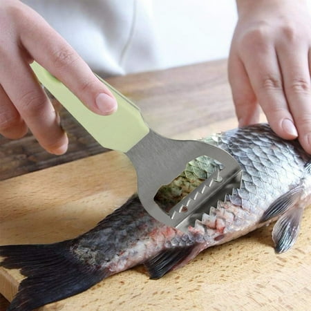 

Fall Decor Multifunctional Peeling Fish Scale Scraper Fruit Peeling Household Kitchen Convenient Fish Scale Scraper