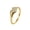Gold, variant on Womens Stainless Steel Heart Promise Ring Heart Shaped with Cubic Zirconia Wedding Anniversary Ring Silver Size 9