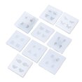 thumbnail image 3 of Techinal Jewelry Mold Silicone Round Oval Square Shape DIY Stud Earring Epoxy Resin Mold, 3 of 19