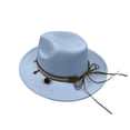thumbnail image 6 of Yigetop Hats for Women Fashionable Fedora Fedoras Men Wide for Women Dress Hat Women's and Hats Baseball Cap Hats Fedora Hats for Women J M, 6 of 7
