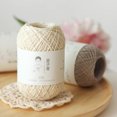 thumbnail image 3 of 50g/ball Lace Threads Linen Yarn Fine Linen Thread Crochet  Weave Shawls for DIY Pillows Bags Clothes Knitting Blankets, 3 of 5
