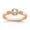 Pink, variant on Diamond2Deal 14k Yellow Gold Rope Edge Petite 1/4 carat Round Diamond Complete Promise/Engagement Ring for Women Size- 7