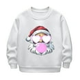 thumbnail image 2 of Piuwrlz Sweat Top for Toddler Girls Winter Sweatshirts Loose Hoodie White Size 100, 2 of 6