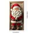 thumbnail image 3 of Zawou Santa Claus Door Curtain Decoration Flag, Indoor and Outdoor Christmas Door Cover, Festive HOLIDAY House and Party Decoration for Seasonal Celebrations, 3 of 7