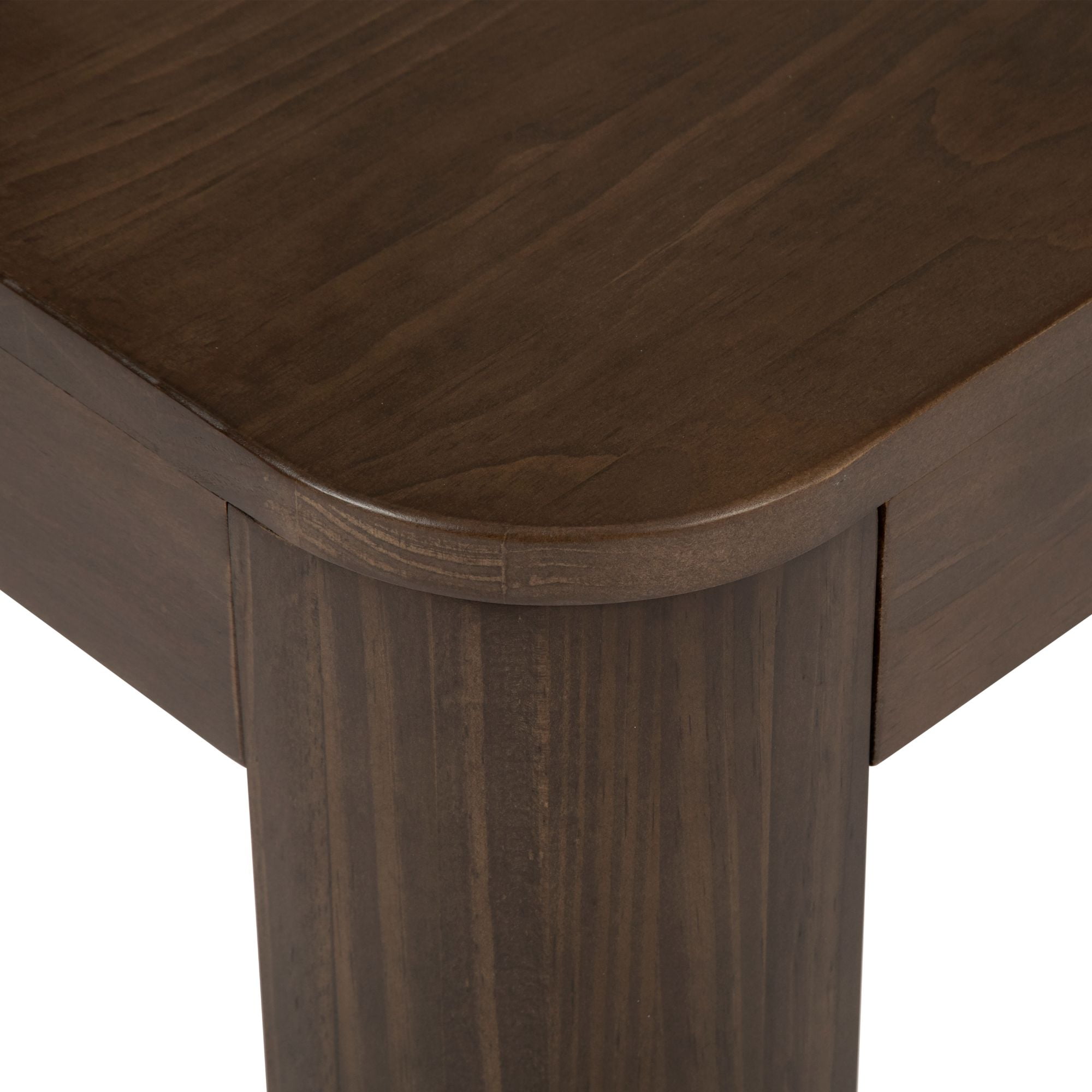 Plank+Beam Solid Wood 40" Modern Rectangular Coffee Table, Coffee Table for Living Room, Walnut