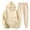 N16-Beige, variant on RMGVDSD Men's 2 Piece Outfit Men Women Autumn Winter Outfits Fashion Casual Solid Color Hooded Sweatshirt And Sweatpants Sweatsuit Sets Athletic Sweatsuits Set