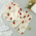 thumbnail image 5 of Gibobby Conjunto de ropa de bebé Pijamas de manga larga para niños y niñas con estampado de animados, camisetas, pantalones, ropa de dormir(Caqui,4-5 Años), 5 of 5