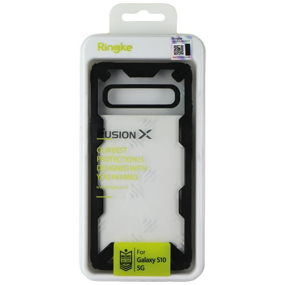 Ringke Fusion X Series Case for Samsung Galaxy S10 5G - Clear / Black