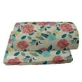 thumbnail image 4 of Flowers Foot Rest, Colorful Grown Roses and Leaves Floral Design, Non-Slip Backing Adjustable Ergonomic Memory Foam Leg Support for Office, Pale Taupe Pale Rust, by Ambesonne, 4 of 5