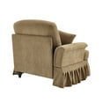 thumbnail image 4 of LiviNest Modular Sofa for Small Apartments: 2-Style 5-in-1 Space Solution - Detachable Ruffle Skirt & High-Density Foam - Compact Chenille Couch for Studio & Reading Nook, 4 of 6