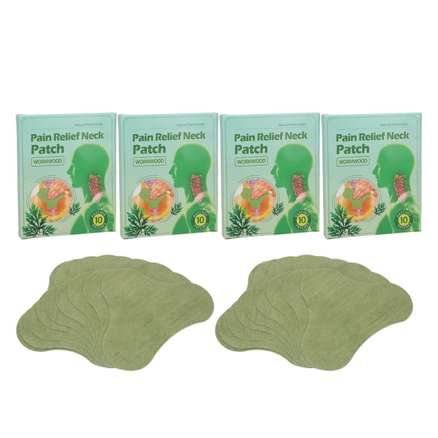40 Uds parches para el cuello fuerza Herbal parche para alivio del dolor en las articulaciones para la rodilla espalda hombro