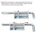thumbnail image 3 of Barrel Bolt Latch, 2 Pack 10x135mm - Carbon Steel Galvanized Spring Loaded Gate Latch Pin for Door (Silver), 3 of 5