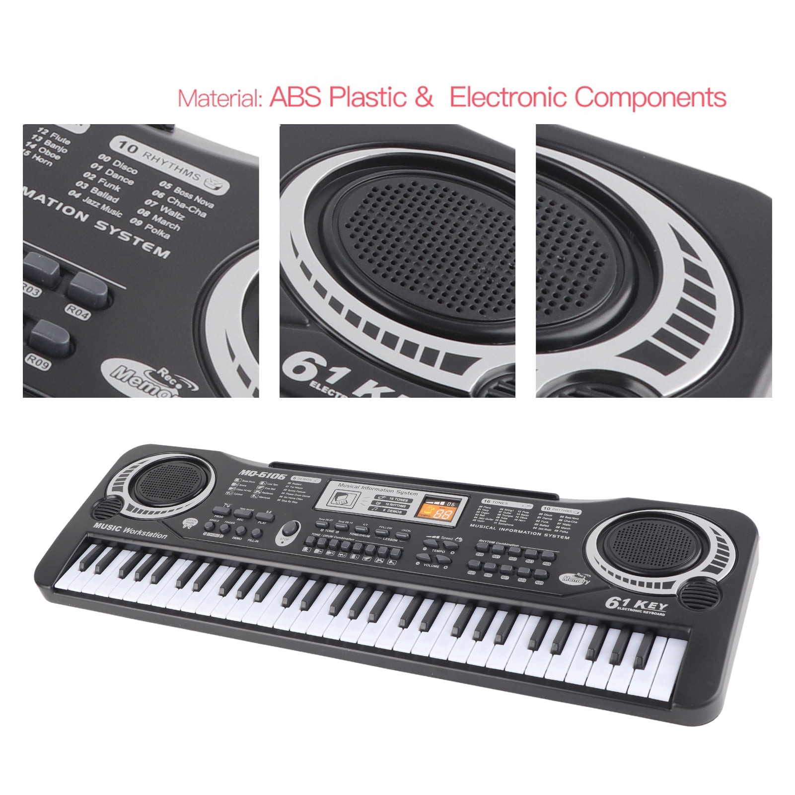 Electric Digital Piano, Electric Piano, Portable Piano Keyboard Electric Piano, Keyboard Piano For Kids For Adults Musical Instruments Starter Educational