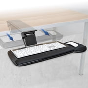 Mount-It! Full Motion Under Desk Keyboard Tray with Soft Gel Mouse Pad, Ergonomic