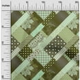 thumbnail image 2 of oneOone Polyester Spandex Light Green Fabric Asian Floral With Dot Mix Sewing Craft Projects Fabric Prints By Yard 56 Inch Wide, 2 of 4