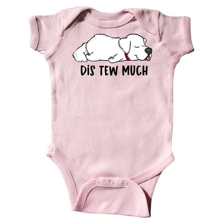 

Inktastic Napping Dis Tew Much Great Pyrenees Gift Baby Boy or Baby Girl Bodysuit