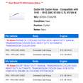 thumbnail image 2 of Outlet Oil Cooler Hose - Compatible with 1991 - 1993 GMC K1500 5.7L V8 VIN K 1992, 2 of 2