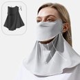 thumbnail image 4 of Máscara de protección solar para mujer con bucle ajustable para la oreja, bufanda de seda de hielo, protección UV para el cuello y la cara para el verano, 4 of 5