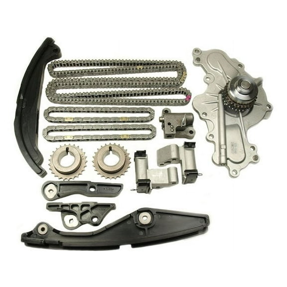 Timing Chain Kit and Water Pump - Compatible with 2011 - 2016 Ford Flex 3.5L V6 VIN T 2012 2013 2014 2015