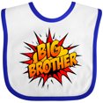 thumbnail image 3 of Inktastic Big Brother Super Hero Boys Baby Bib, 3 of 4