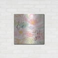thumbnail image 3 of Luxe Metal Art 'Draw Near to God and He Will Draw Near to You' by Cindy Jacobs, Metal Wall Art, 24"x24", 3 of 8