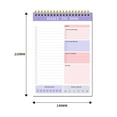 thumbnail image 3 of Under $1 Xuniizn Todo List Notepad Daily - Notebook Undated Task Management - 60-Sheet Agenda Notebooks For Work - Writing Pads With Section Dividers, 3 of 4