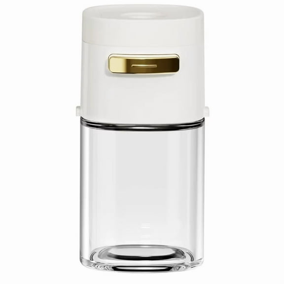 180ml Glass Salt Shaker with -Type Control, Sealed Seasoning Jar for Kitchen Use, Easy to Clean A