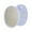 White, variant on 1-Pack Natural Loofah Exfoliating Bath Washer Pad, Oval Spa Body Washer with Elastic Hand Strap for Shower, Skin Smoothing Back & Body Exfoliator, 3*4.7IN,White