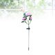 thumbnail image 5 of Luces solares de rosas con estaca para jardín, lámpara decorativa para exteriores, ideal para caminos y patios (flores rosas con mariposas), 5 of 8