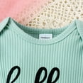thumbnail image 5 of mgoYE Girls Autumn Outfits Girl Cow Print Long Pant Set Clothes (Green,0-3 Months), 5 of 9