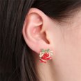 thumbnail image 4 of Pendientes de Navidad de dibujos animados de moda para mujer Pendientes de campana de Santa Wmkox8yi sjalhkljlk4511, 4 of 4