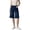 Navy, variant on Vintage Washed Knee Length Jean Shorts for Women High Rise Loose Wide Leg Bermuda Denim Shorts Y2K Casual Streert Pants with Pockets Navy