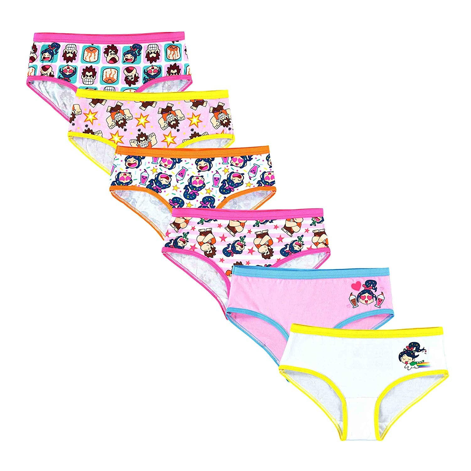 Disney Girls Wreck It Ralph 7-Pack Panties 