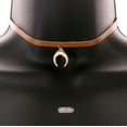 thumbnail image 3 of Mi Amore Crescent Choker-Necklace Brown/Gold-Tone, 3 of 3