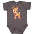 thumbnail image 3 of Inktastic Cute Christmas Reindeer with Christmas Lights Boys or Girls Baby Bodysuit, 3 of 5