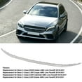 thumbnail image 4 of 2058858702, Front Bumper Lower Trim  Protective Scratch Proof  for C-Class W205 C205 A205 S205, 4 of 8
