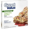 Great Value: Vegetable Medley Pizza Focaccia Crust, 30 Oz