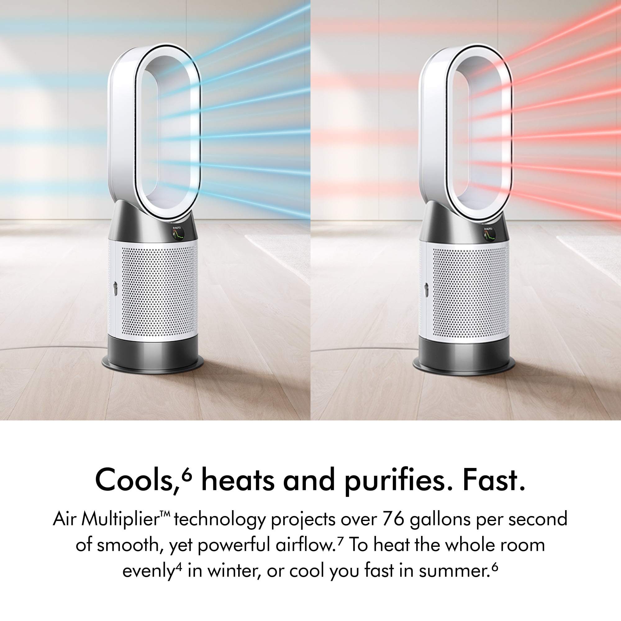 Dyson Purifier Hot+Cool HP1 | White | New - Walmart.com