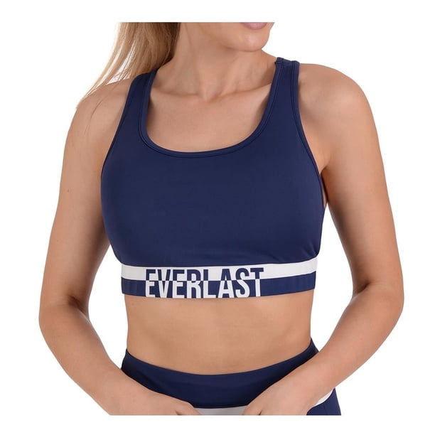 Top Deportivo Everlast Para Mujer Talla EG Azul